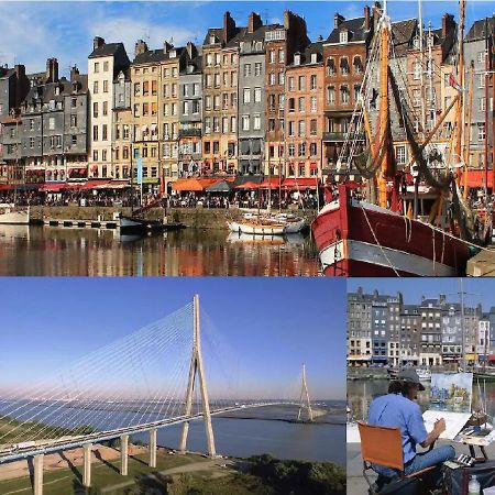 Le Havre De Paix 8 , Les Hauts De Honfleur, Piscine, Wifi Et Parking Gratuits 에쿼뭐빌 외부 사진