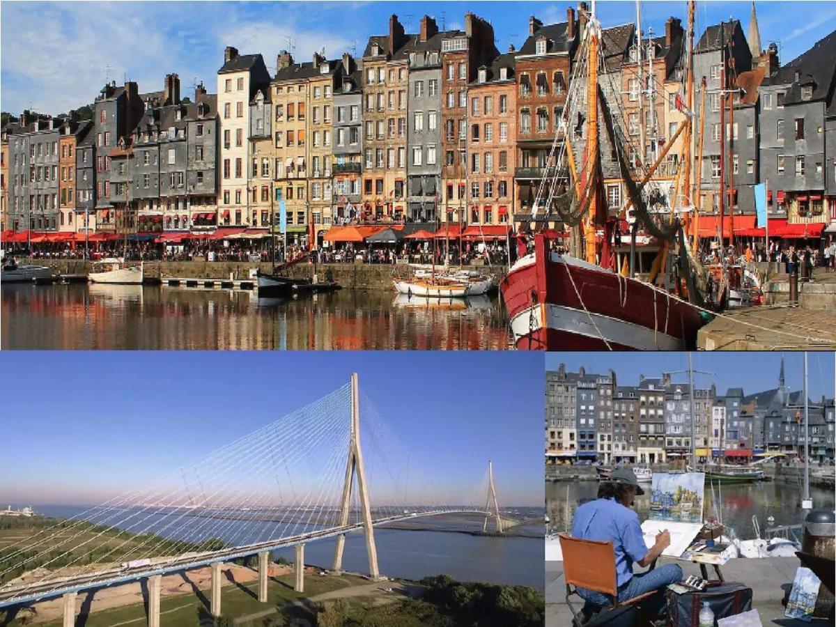 Le Havre De Paix 8 , Les Hauts De Honfleur, Piscine, Wifi Et Parking Gratuits 에쿼뭐빌 외부 사진